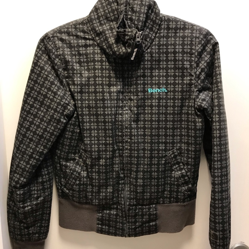 Vintage Y2K Bench Black Patterned Jacket